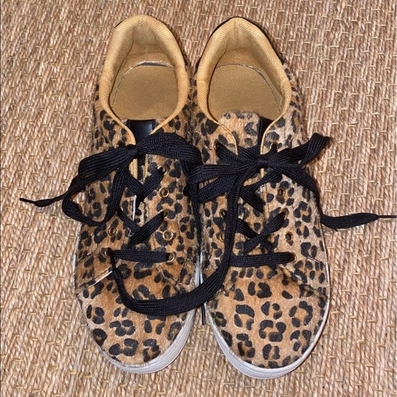 Cheetah Platform Sneakers - Picture 2 of 5